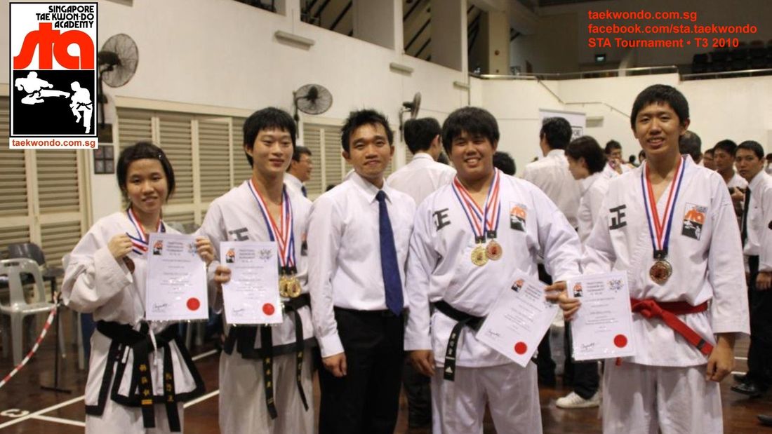 Traditional Taekwondo Tournament T3 2010 Team with Head Instructor Darren Huan